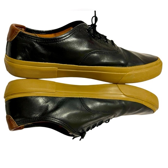 FRYE Ludlow Bal Oxford Sneakers Mens Size 10 Black Leather Shoes, - Picture 8 of 11
